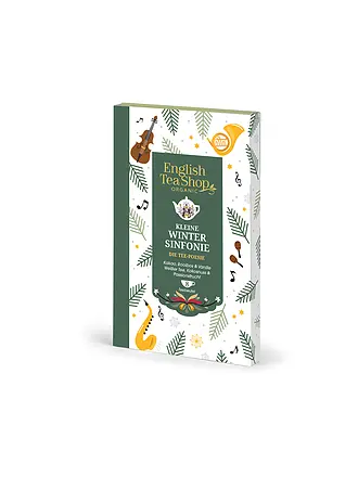 ENGLISH TEA SHOP | Wintertee 8 Beutel Winter Märchen Dunkel Gruen | weiss